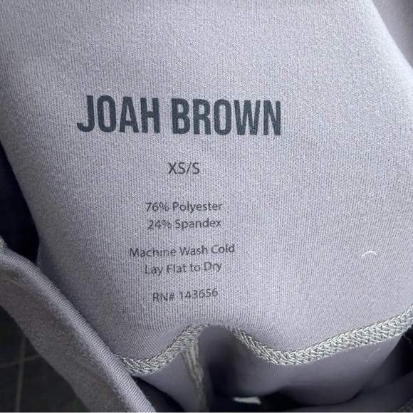 Joah Brown Tan Bike Shorts High-Waisted Stretchy XS / S purple brown - Picture 6 of 6